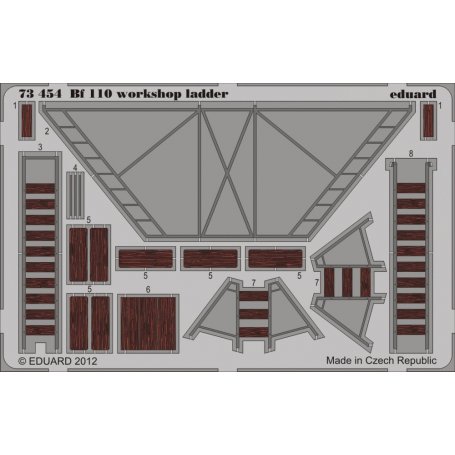 Eduard 1:72 Messerschmitt Bf-110 workshop ladder