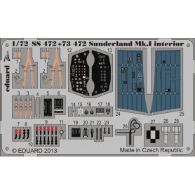 Eduard 1:72 Elementy wnętrza do Sunderland Mk.I dla Italeri