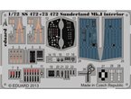 Eduard 1:72 Interior elements for Sunderland Mk.I / Italeri 