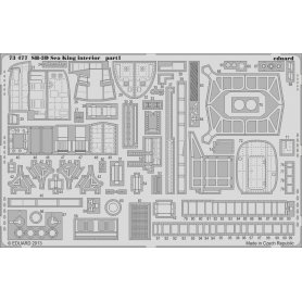 SH-3D Sea King interior S. A. CYBER HOBBY
