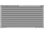 Eduard 1:350 Railings with 3 horizontal bars with mesh 