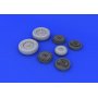 Eduard 1:32 Mirage IIIc wheels dla Italeri