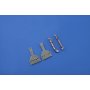 Bf 109G-10 undercarriage legs BRONZE REVELL