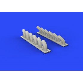 Eduard 1:32 P-39Q/N exhaust stacks dla Kittyhawk