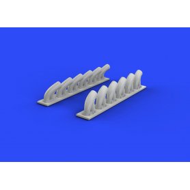 Eduard 1:32 P-39Q/N exhaust stacks dla Kittyhawk