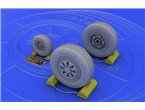 Eduard 1:48 Wheels for F-22A Raptor / Academy 