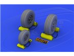 Eduard 1:48 Wheels for F-22A / Hasegawa 