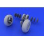 Eduard 1:48 MiG-29 wheels dla Academy i Eduard