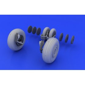 Eduard 1:48 MiG-29 wheels dla Academy i Eduard