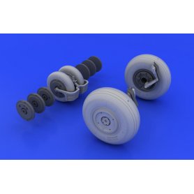 Eduard 1:48 MiG-29 wheels dla Academy i Eduard