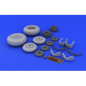 Eduard 1:48 MiG-29 wheels dla Academy i Eduard