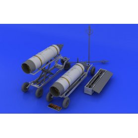 Eduard 1:48 Rocket launcher B-8M1 and loading cart