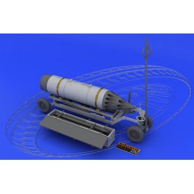 Eduard 1:48 Rocket launcher B-8M1 and loading cart