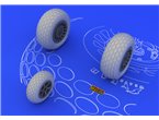 Eduard 1:48 Wheels for Northrop P-61 / Great Wall Hobby 