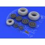 Eduard 1:48 P-61 wheels dla Great Wall Hobby