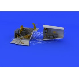 Eduard 1:48 Messerschmitt Bf-109E cockpit and radio compartment dla Eduard