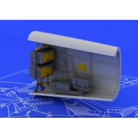 Eduard 1:48 Messerschmitt Bf-109E cockpit and radio compartment dla Eduard