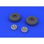 Eduard 1:48 Supermarine Spitfire wheels- 4 spoke dla Eduard