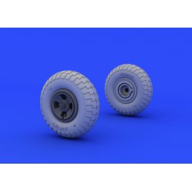 Eduard 1:48 Supermarine Spitfire wheels- 4 spoke w/pattern dla Eduard