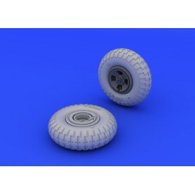 Eduard 1:48 Supermarine Spitfire wheels- 4 spoke w/pattern dla Eduard