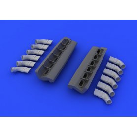Eduard 1:48 Supermarine Spitfire- exhaust stacks rounded dla Eduard