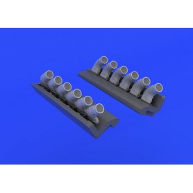 Eduard 1:48 Supermarine Spitfire- exhaust stacks rounded dla Eduard