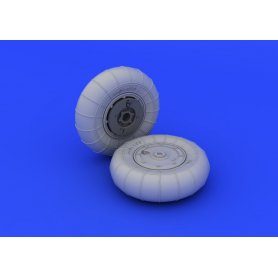 Bf 109G-10 wheels Eduard