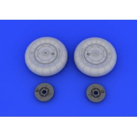 Bf 109G-10 wheels Eduard
