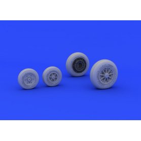 Eduard 1:48 F-104 undercarriage wheels late dla Hasegawa 1195
