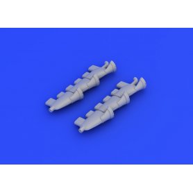 Eduard 1:48 Supermarine Spitfire Mk.V exhaust stacks fishtail dla Airfix