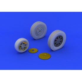 Eduard 1:48 P-39 wheels late dla Eduard