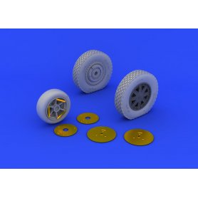 Eduard 1:48 P-39 wheels late dla Eduard