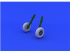 Eduard 1:48 Wheels for Supermarine Spitfire Mk.I / Airfix 