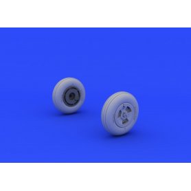 Eduard 1:48 Supermarine Spitfire Mk.XVI wheels- 3 spoke dla Eduard 1198