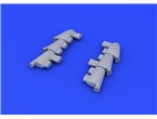 Eduard 1:48 Exhaust stacks for Hawker Hurricane Mk.I / Airfix A05127 