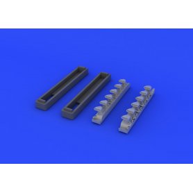 Bf 109G exhaust stacks EDUARD