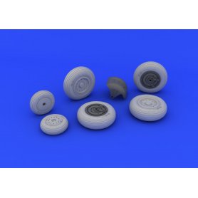 Eduard 1:48 MiG-31 wheels dla AMK