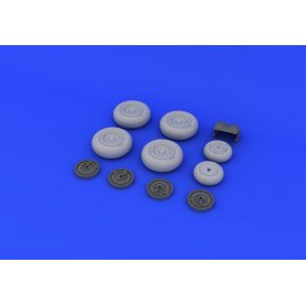 Eduard 1:48 MiG-31 wheels dla AMK