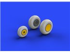 Eduard 1:48 Wheels for P-38 / Academy 