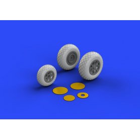 Eduard 1:48 P-38 wheels dla Academy