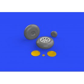 Eduard 1:48 Curtiss P-40B wheels dla Airfix