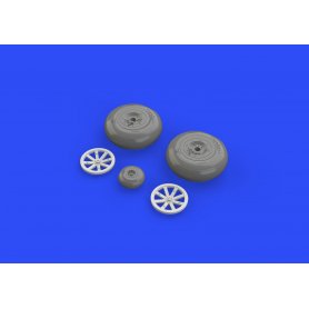Eduard 1:48 Curtiss P-40B wheels dla Airfix
