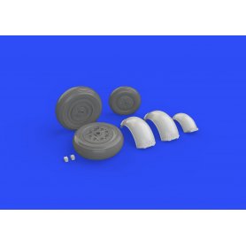 Eduard 1:48 Meteor F.8 wheels dla Airfix