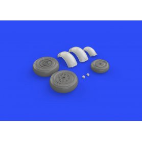 Eduard 1:48 Meteor F.8 wheels dla Airfix