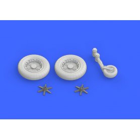 Eduard 1:48 Messerschmitt Bf-109F wheels dla Eduard