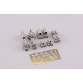 Eduard 1:48 P-38F turbochargers and air intakes dla Academy
