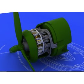 Eduard 1:72 R-2800-10 engine dla Eduard