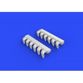 Eduard 1:72 Spitfire exhaust stacks fishtail dla Eduard 70121