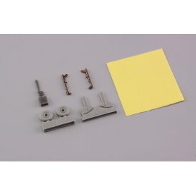 Eduard 1:72 Supermarine Spitfire Mk.IX legs w/5 spoke wheels, smooth tire dla Eduard