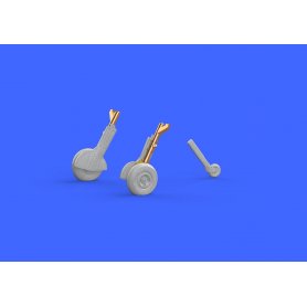 Eduard 1:72 Supermarine Spitfire Mk.IX legs w/4 spoke wheels, smooth tire dla Eduard